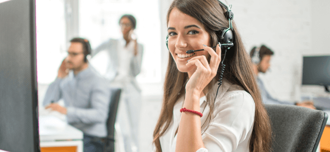 customer support executive girl - RCM Voip Call